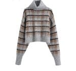 Pull Vintage à Carreaux Court - Louise Vintage