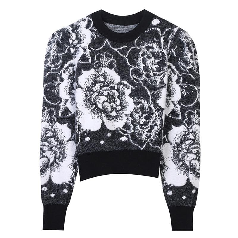 Pull Vintage Japonnais Noir - Louise Vintage