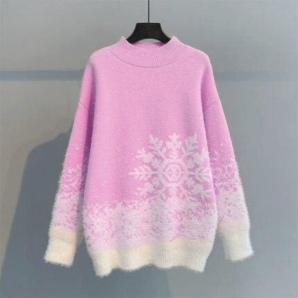 Pull Vintage Noel Rose - Louise Vintage