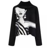 Pull Vintage Noir et Blanc - Louise Vintage