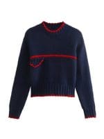 Pull Vintage Outfit Marine - Louise Vintage