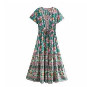 Robe à Fleurs Années 70 - Louise Vintage