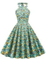 Robe Année 50 Chic Fleurs - Louise Vintage