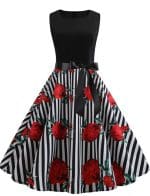 Robe Année 50 Noeud - Louise Vintage