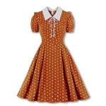 Robe Année 50 Paris Café - Louise Vintage