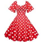 Robe Année 50 pas Cher Rouge - Louise Vintage