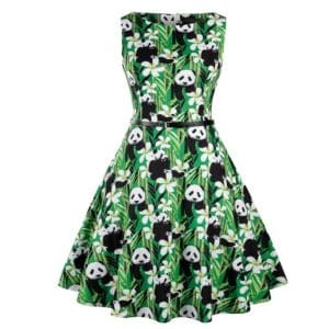 Robe Année 50 Pin Up pas Cher Panda - Louise Vintage