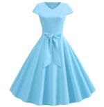 Robe Année 50 pour Mariage Bleu - Louise Vintage