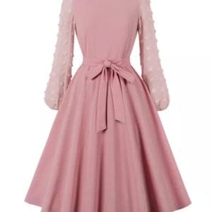 Robe Année 50 pour Mariage Rose - Louise Vintage