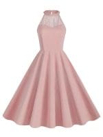 Robe Année 50 Rose - Louise Vintage