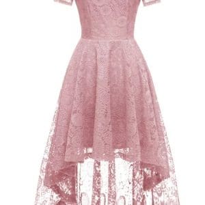Robe Année 60 Soirée Rose - Louise Vintage