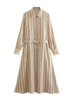 Robe Année 70 Chic Rayée - Louise Vintage