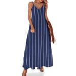 Robe Année 70 Femme Bleue - Louise Vintage