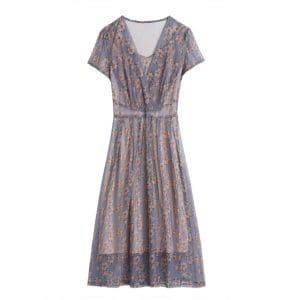 Robe Année 70 Hippie Fleurie - Louise Vintage