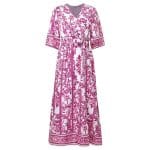 Robe Année 70 Vintage Violet - Louise Vintage