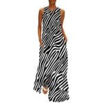 Robe Année 70 Vintage Zébrée - Louise Vintage