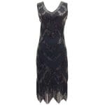 Robe Années 20 Vintage Noir - Louise Vintage