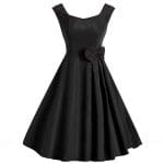 Robe Années 50 Chic Noir - Louise Vintage