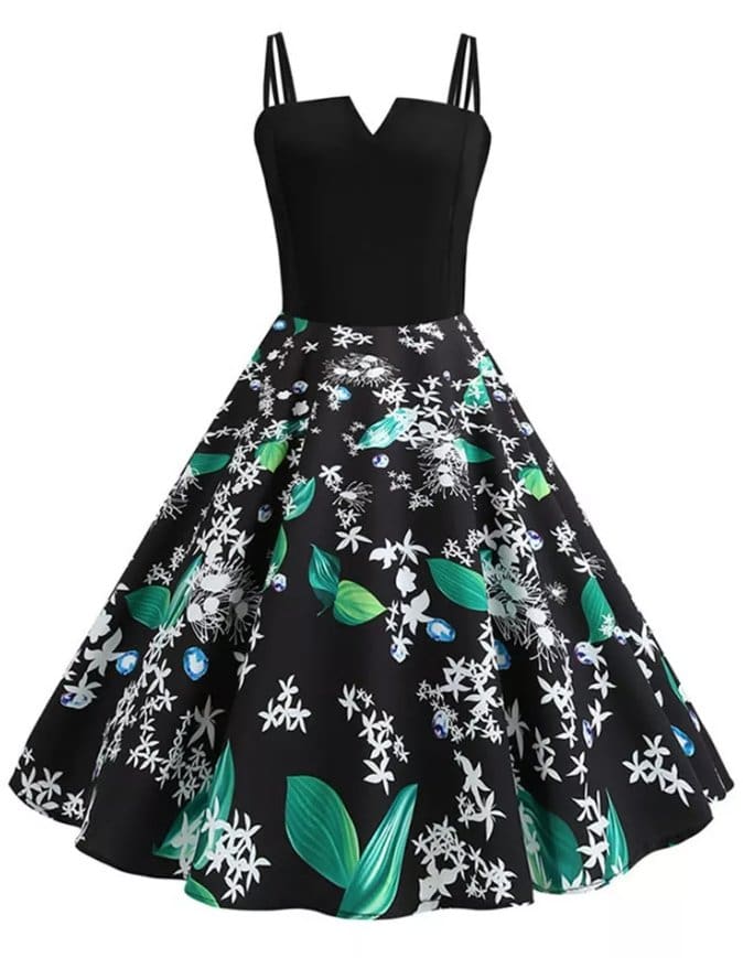Robe Années 50 Printemps - Louise Vintage