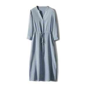 Robe Années 70 Bleue - Louise Vintage