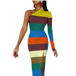 Robe Années 70 Multicolore - Louise Vintage