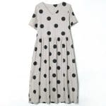 Robe Années 70 Pois - Louise Vintage