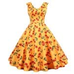 Robe Cerises Années 50 - Louise Vintage