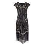 Robe Charleston Années 20 Or - Louise Vintage