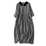 Robe des Années 70 à Carreaux - Louise Vintage