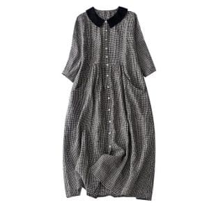 Robe des Années 70 à Carreaux - Louise Vintage