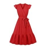 Robe d'été Année 50 Rouge - Louise Vintage