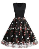 Robe Evasée Année 50 - Louise Vintage