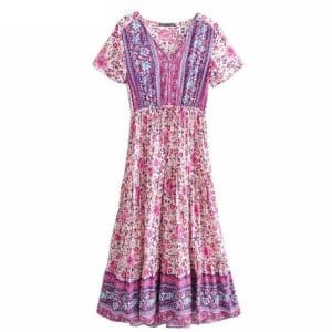 Robe Festival Année 70 Hippie - Louise Vintage