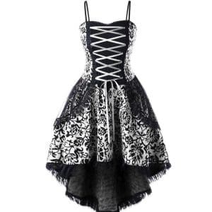 Robe Gothique Vintage Année 50 Noire - Louise Vintage