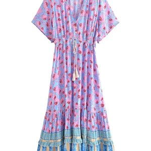 Robe Hippie Années 70 Dégradé - Louise Vintage