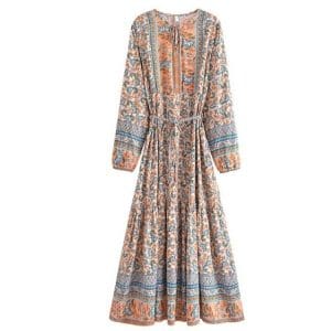 Robe Imprimé Années 70 - Louise Vintage