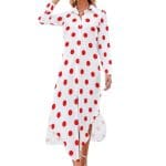 Robe Longue Année 70 Blanche - Louise Vintage