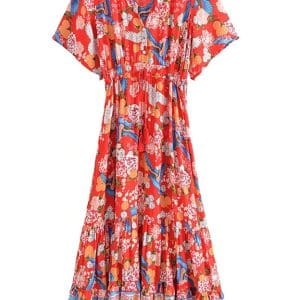 Robe Longue Fleurette Année 70 - Louise Vintage