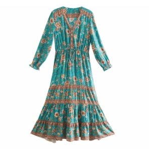 Robe Longue Style Années 70 - Louise Vintage