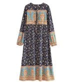 Robe Longue Vintage Année 70 - Louise Vintage