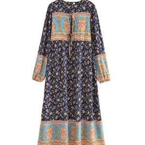 Robe Longue Vintage Année 70 - Louise Vintage