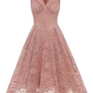 Robe Mariée Année 50 Rose - Louise Vintage