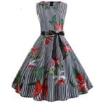 Robe Rétro pas Cher Rayée - Louise Vintage