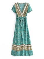 Robe Style Année 70 Fleurs - Louise Vintage