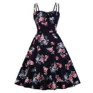 Robe Style Vintage Grande Taille Fleurs - Louise Vintage