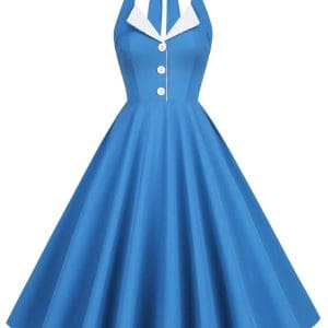 Robe Trapèze Année 60 Aquarelle - Louise Vintage