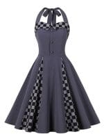 Robe Trapèze Vintage Sans Manches - Louise Vintage