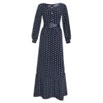 Robe Vintage Année 40 Marine Pas Cher - Louise Vintage