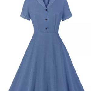 Robe Vintage Année 50 Audrey Hepburn - Louise Vintage