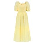 Robe Vintage Année 70 Jaune - Louise Vintage